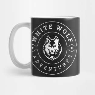 White Wolf Adventures - Black - Fantasy Mug